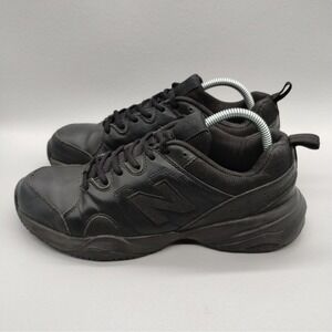 New Balance 609v3 Mens Triple  Black Leather Training Sneakers Size 9 D‎ Shoes